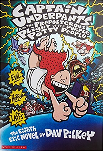 Captain Underpants (8): Preposterous Plight of the Purple Potty People –  DiskontoBooks