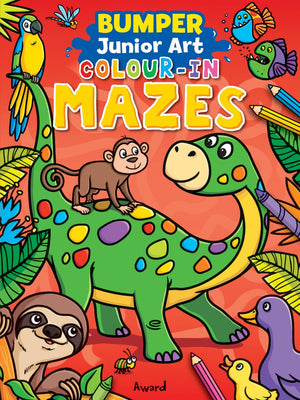 Bumper Junior Art Book - Colour-in-Mazes